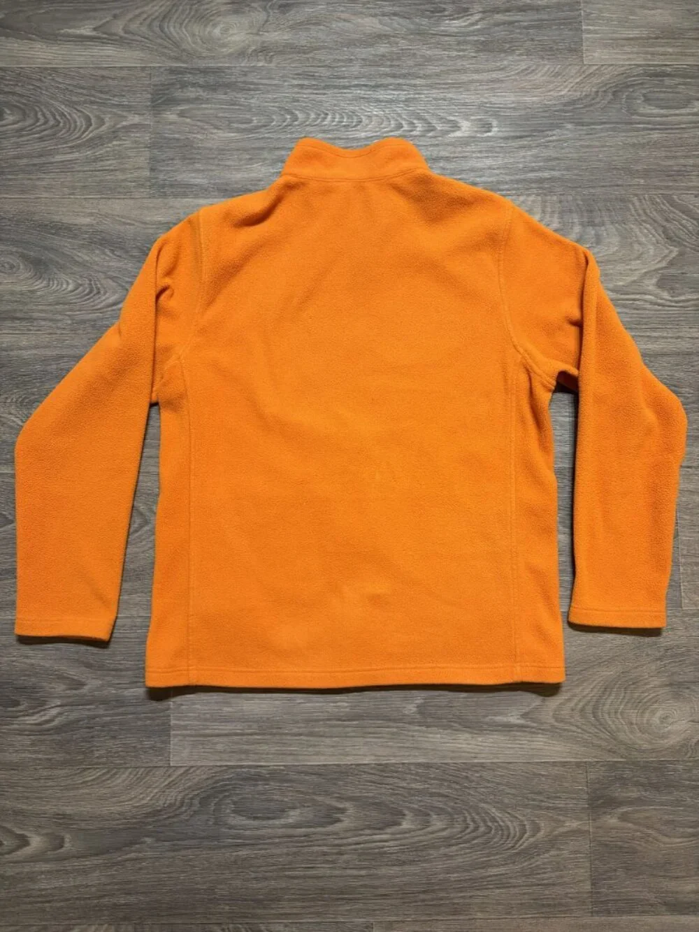 North Face Orange Fleece Jacket Large Full Zip Warm Hiking Outdoor Gorpcore Y2K